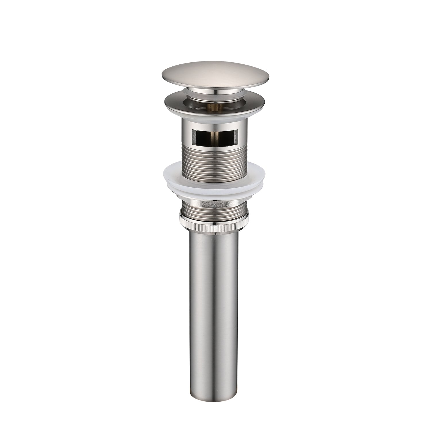 Single Handle Bathroom Sink Faucet with Pop-Up Drain (with Overflow)
