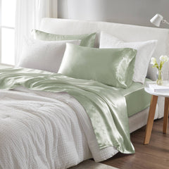4 PCS Twin Luxury Sheet Set Sage