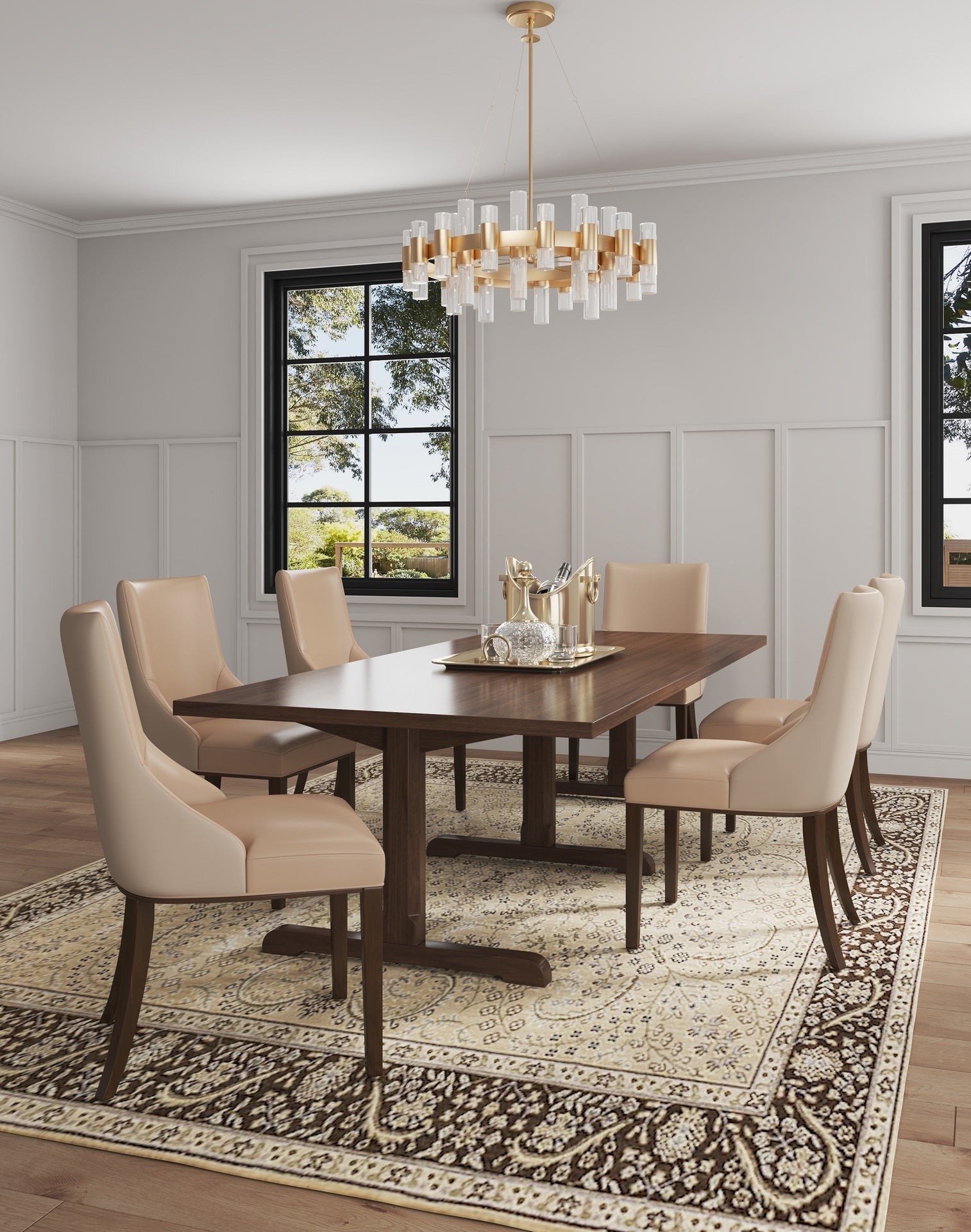 Dining Chair - Set of 2 in Tan