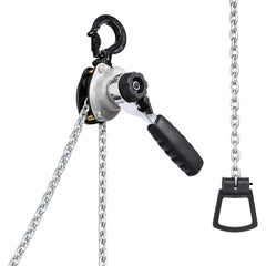 Manual Lever Chain Hoist, 1/2T 1100LBS Capacity Heavy Duty Come Along, 20FT Lift G80 Alloy Steel Chain With Dual Pawl Mechanical Brake,360°Rotating Hooks, for Warehouse Construction Garage