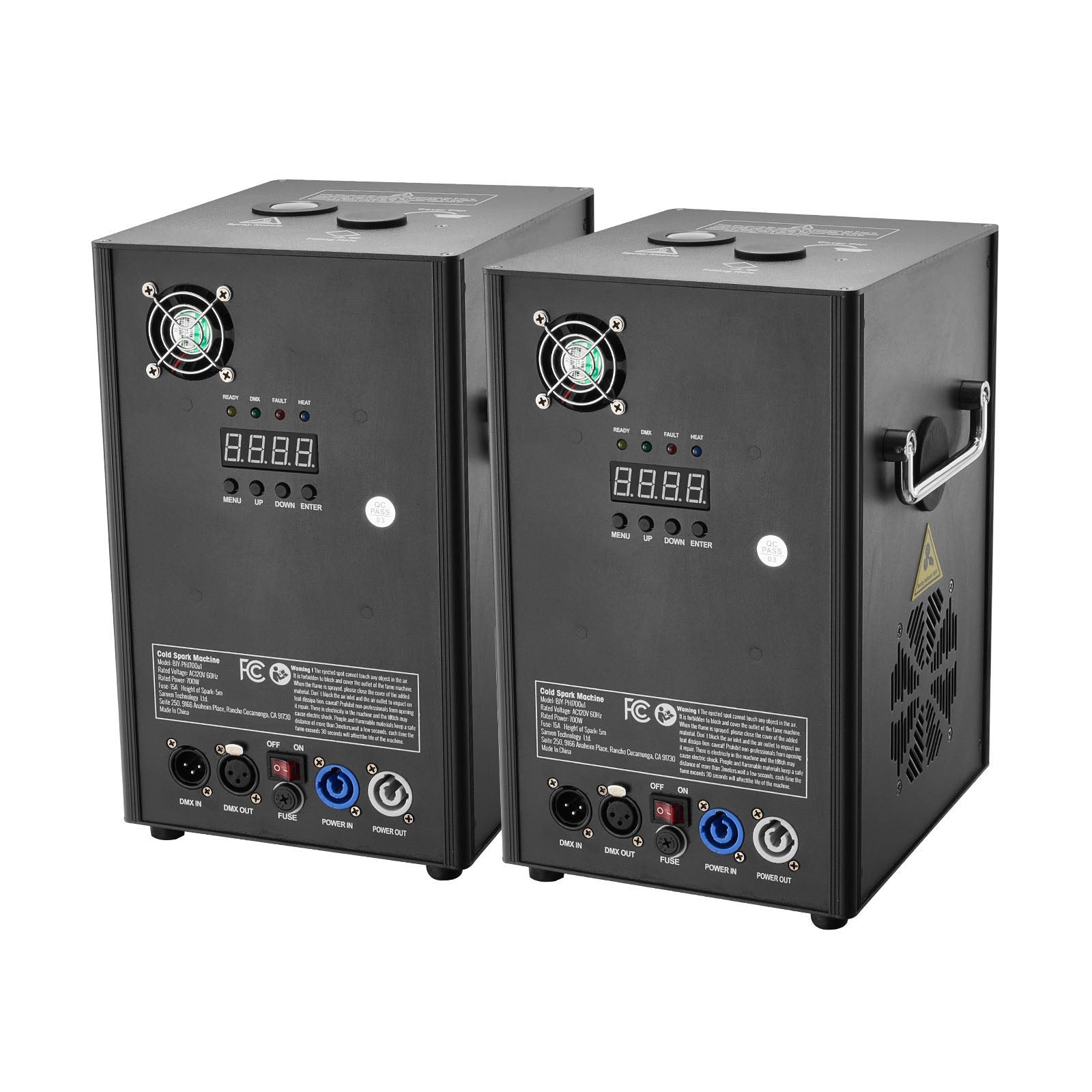 Cold Spark Firework Machinex2 700W 6.6-16.4ft Stage DJ Wedding Event Party