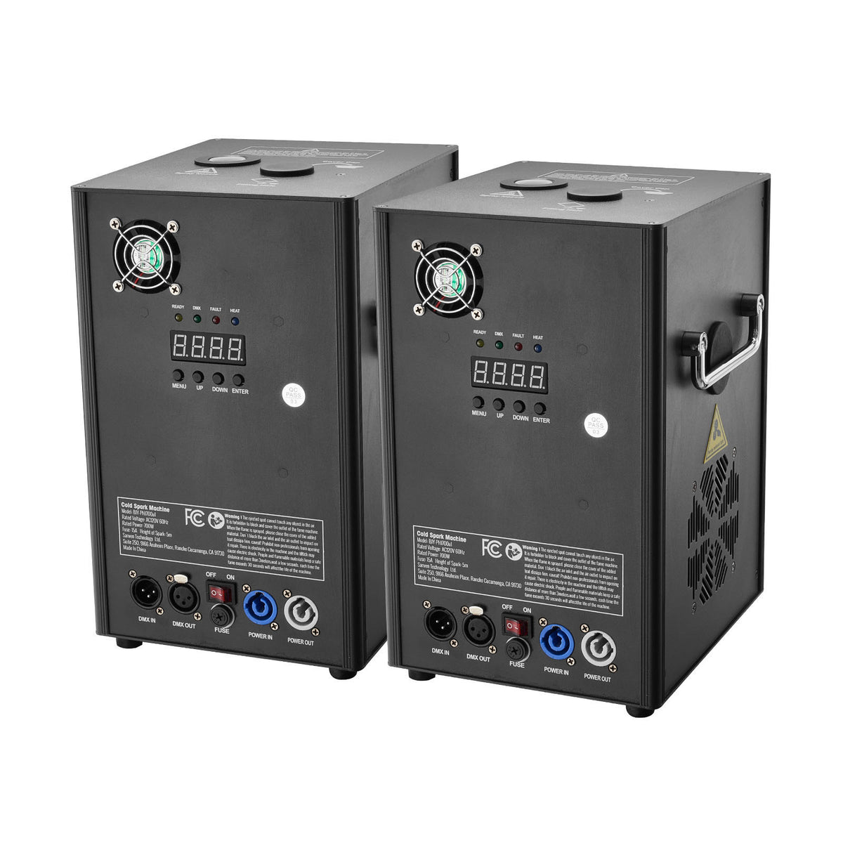 Cold Spark Firework Machinex2 700W 6.6-16.4ft Stage DJ Wedding Event Party