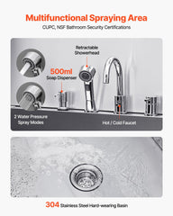 61 Inch Dog Grooming Bath Tub Stainless Steel w Ramp Water Filter