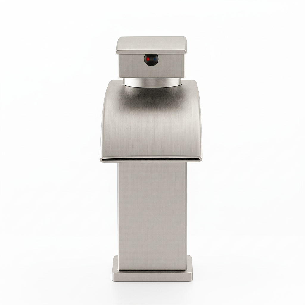 Single Handle Bathroom Faucet Lavatory Faucet Stainless Steel Single Hole-TP, Brushed Nickel
