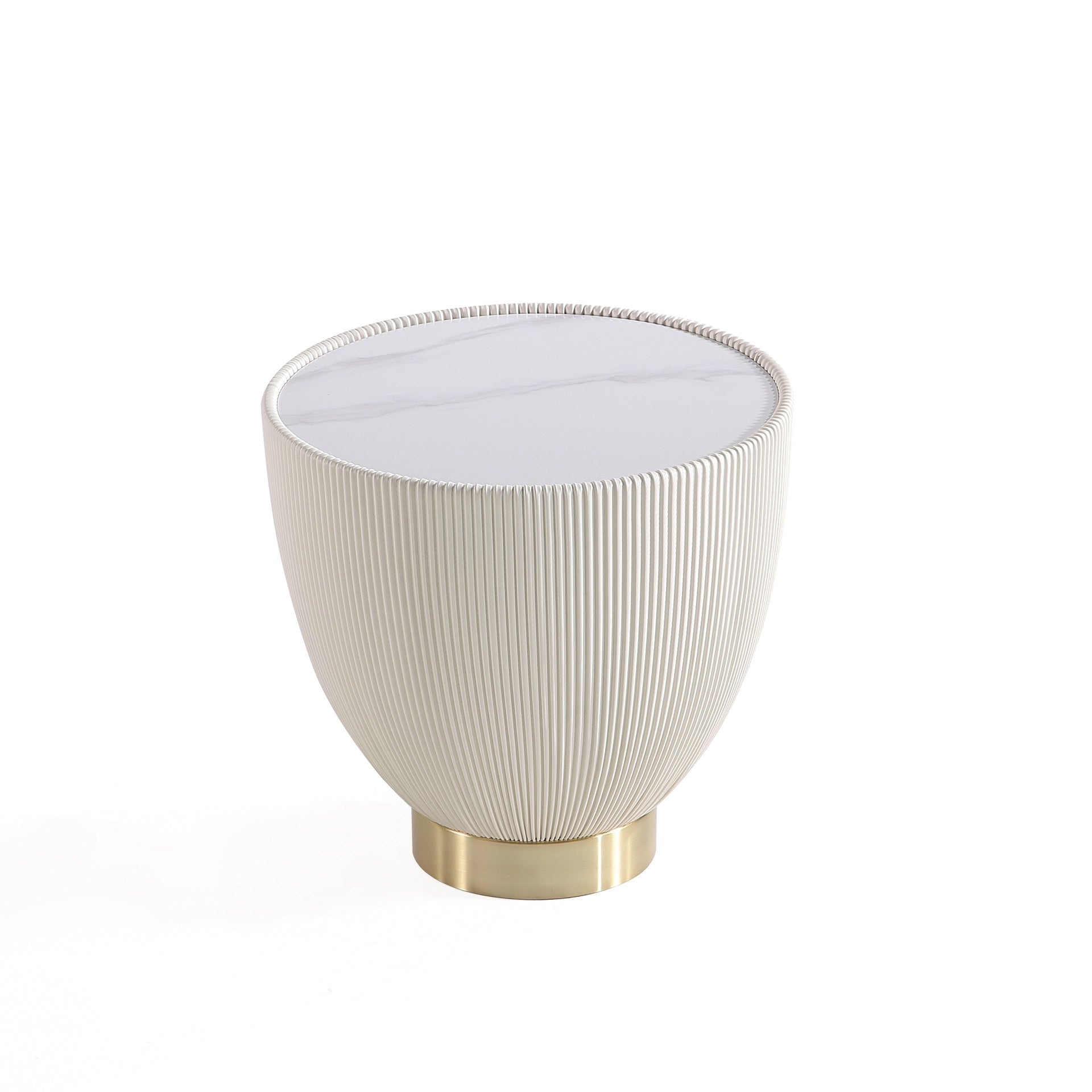 End Table in Cream