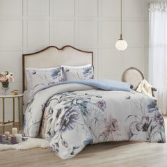 Full/Queen 3 Piece Cotton Printed Duvet Cover Set