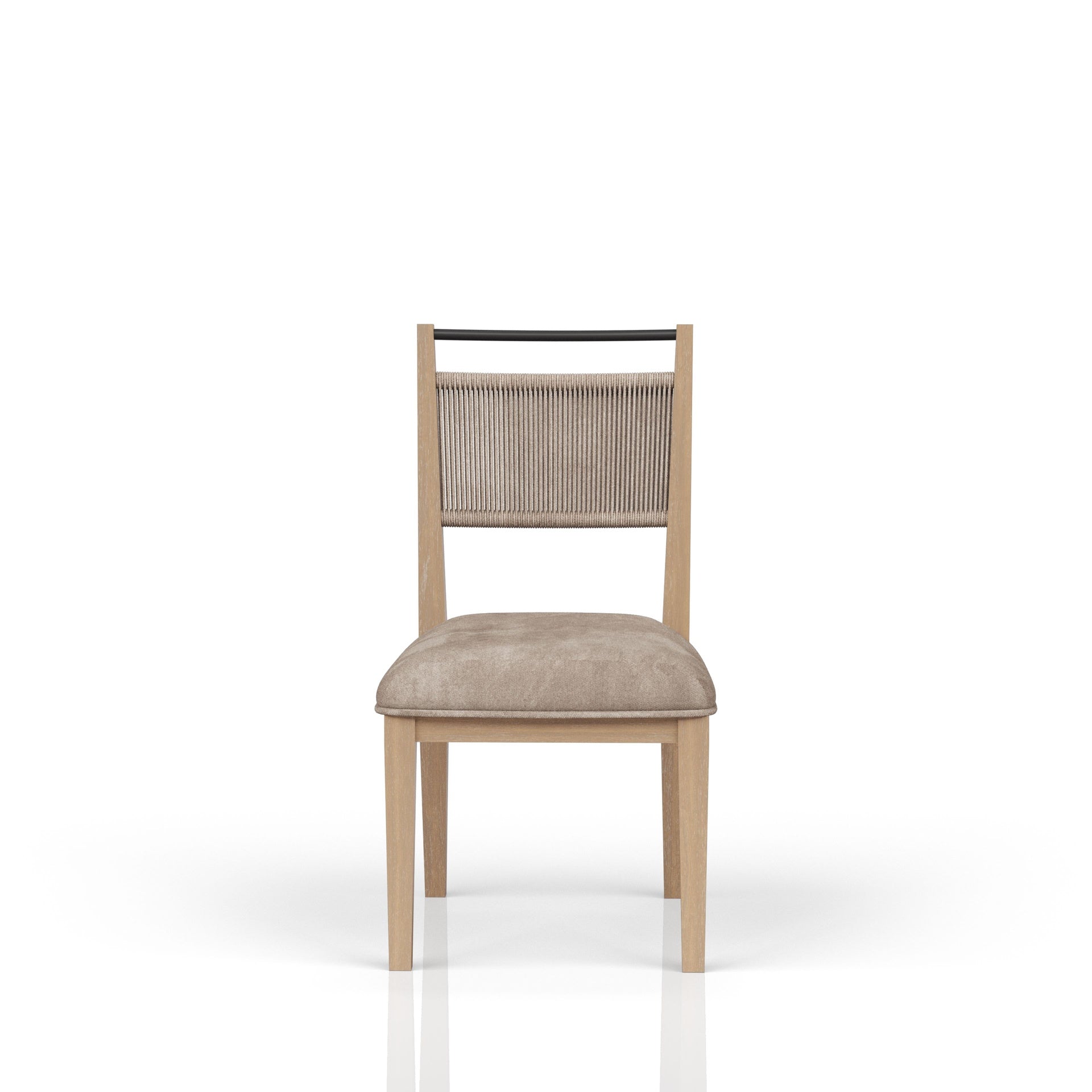 Rope Back Chair - Toffee/ Carmel  set of 2