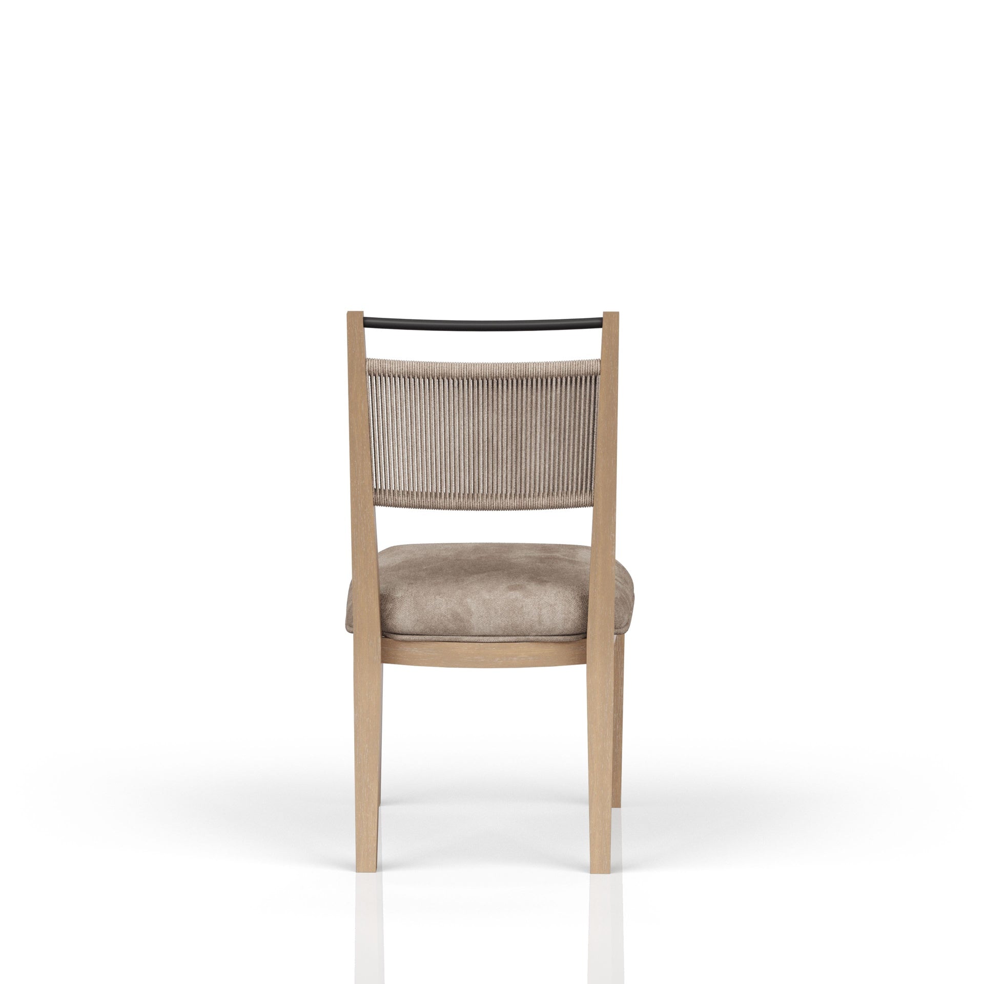 Rope Back Chair - Toffee/ Carmel  set of 2