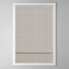 Basketweave Room Darkening Cordless Roman Shade