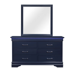 CHARLSTON BLUE DRESSER WITH LED