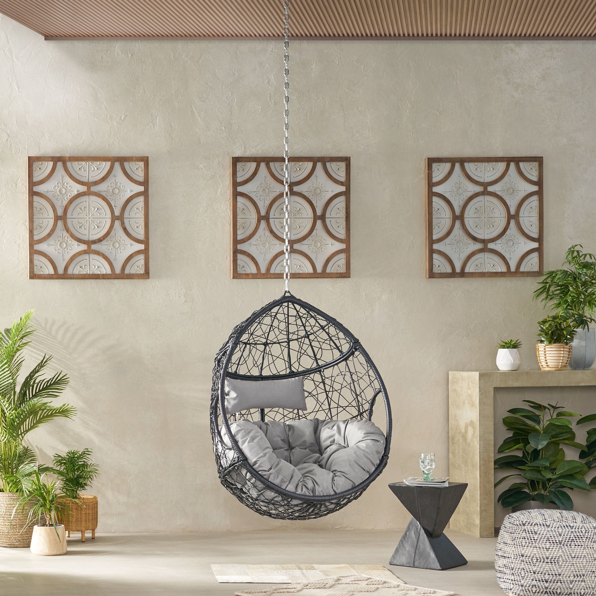CASTAIC HANGING CHAIR WITH 8FT CHAIN