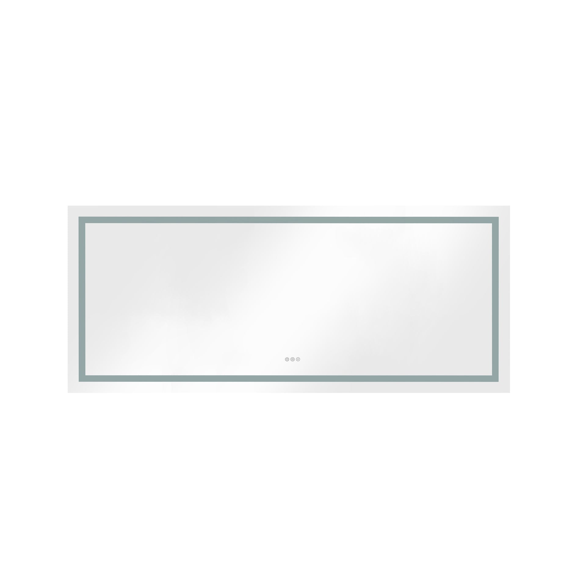 72 x 30 Inch LED Bathroom Mirror with Front and Backlight, Wall Mounted Vanity Mirror, Anti-Fog, Memory, 3 Colors, Stepless Dimmable