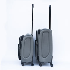 Two-piece suitcase suitcase set Oxford trolley case without password lock universal wheel  GRAY