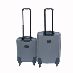 Two-piece suitcase suitcase set Oxford trolley case without password lock universal wheel  GRAY
