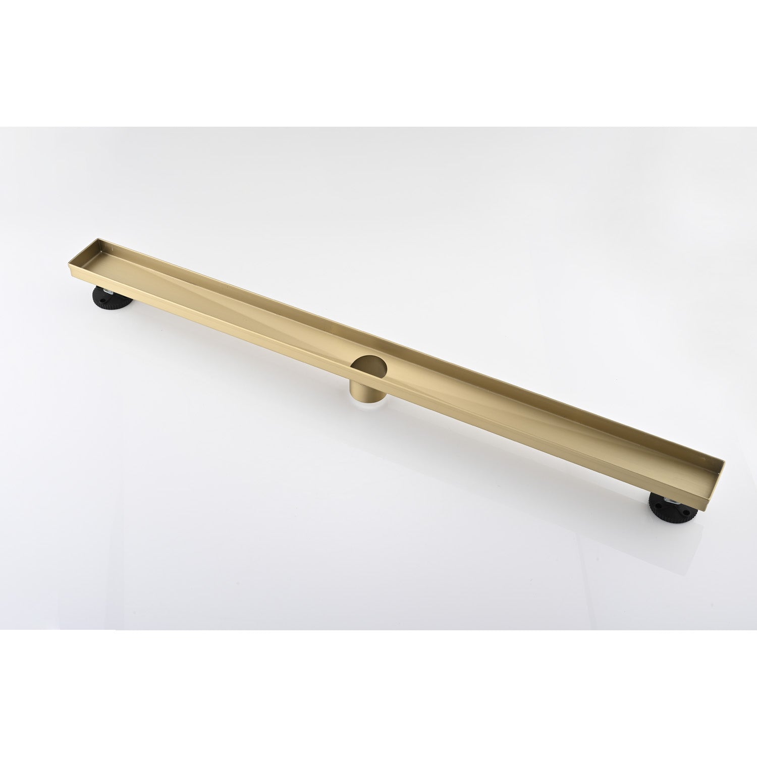 28 Inches Linear Shower Drain, Included Hair Strainer and Leveling Feet