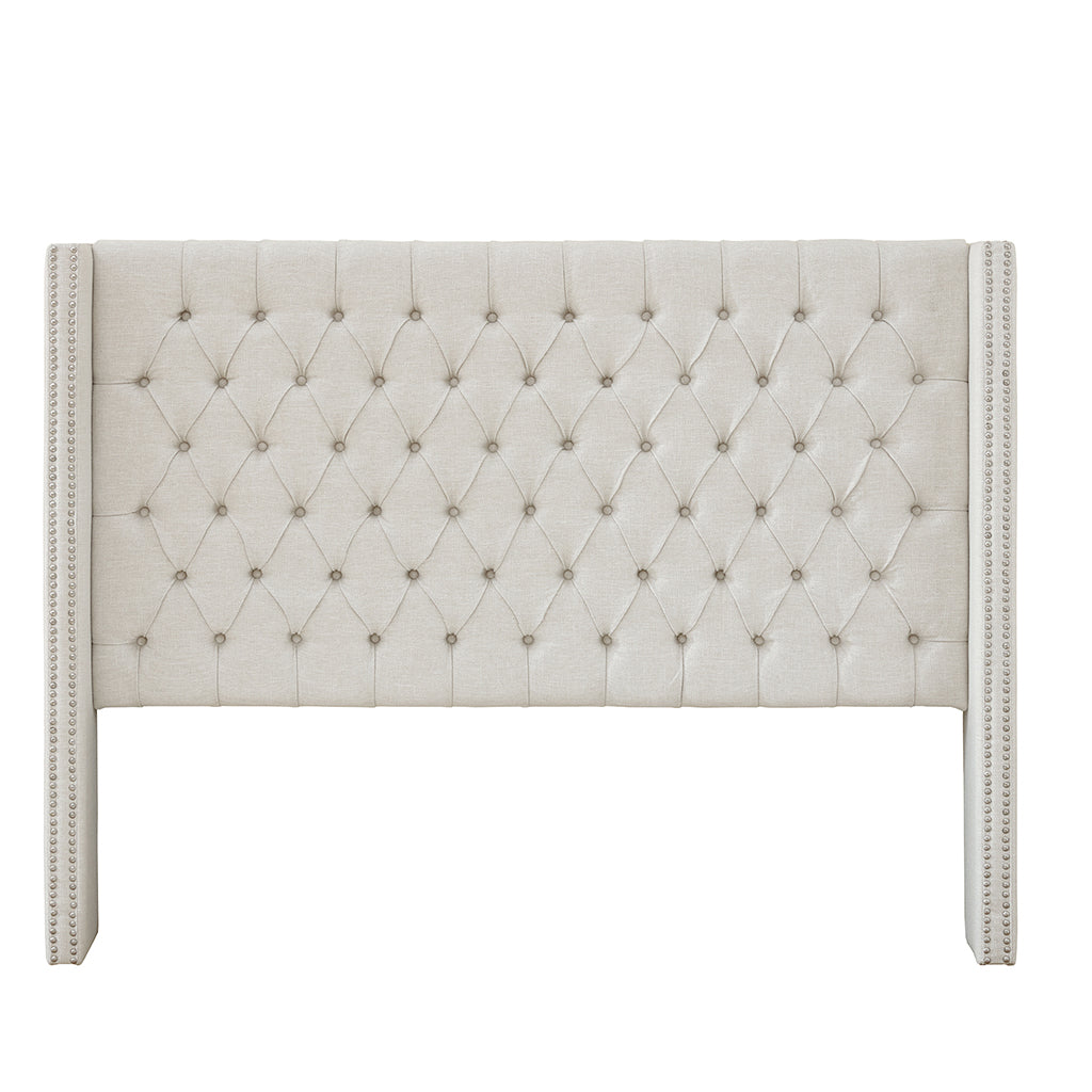 Upholstery Headboard Cream Queen