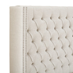Upholstery Headboard Cream Queen