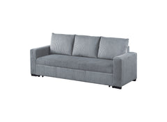 Modern Convertible Sleeper Sofa with Pull-Out Bed Corduroy