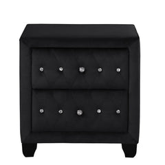 Sophia Modern style Night Stand Made With Wood In Black same asG150108575 (NJ inventory)