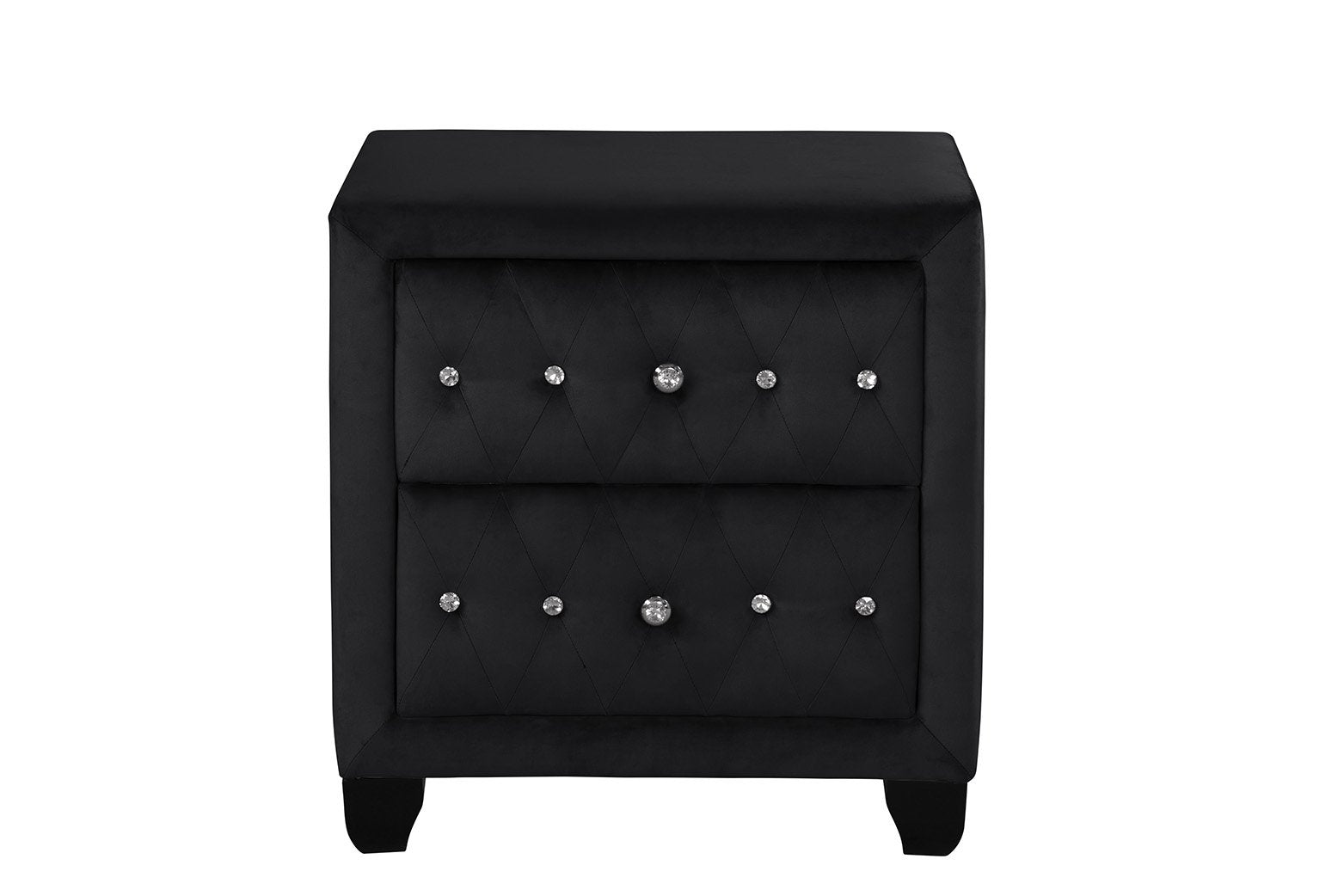 Sophia Modern style Night Stand Made With Wood In Black same asG150108575 (NJ inventory)