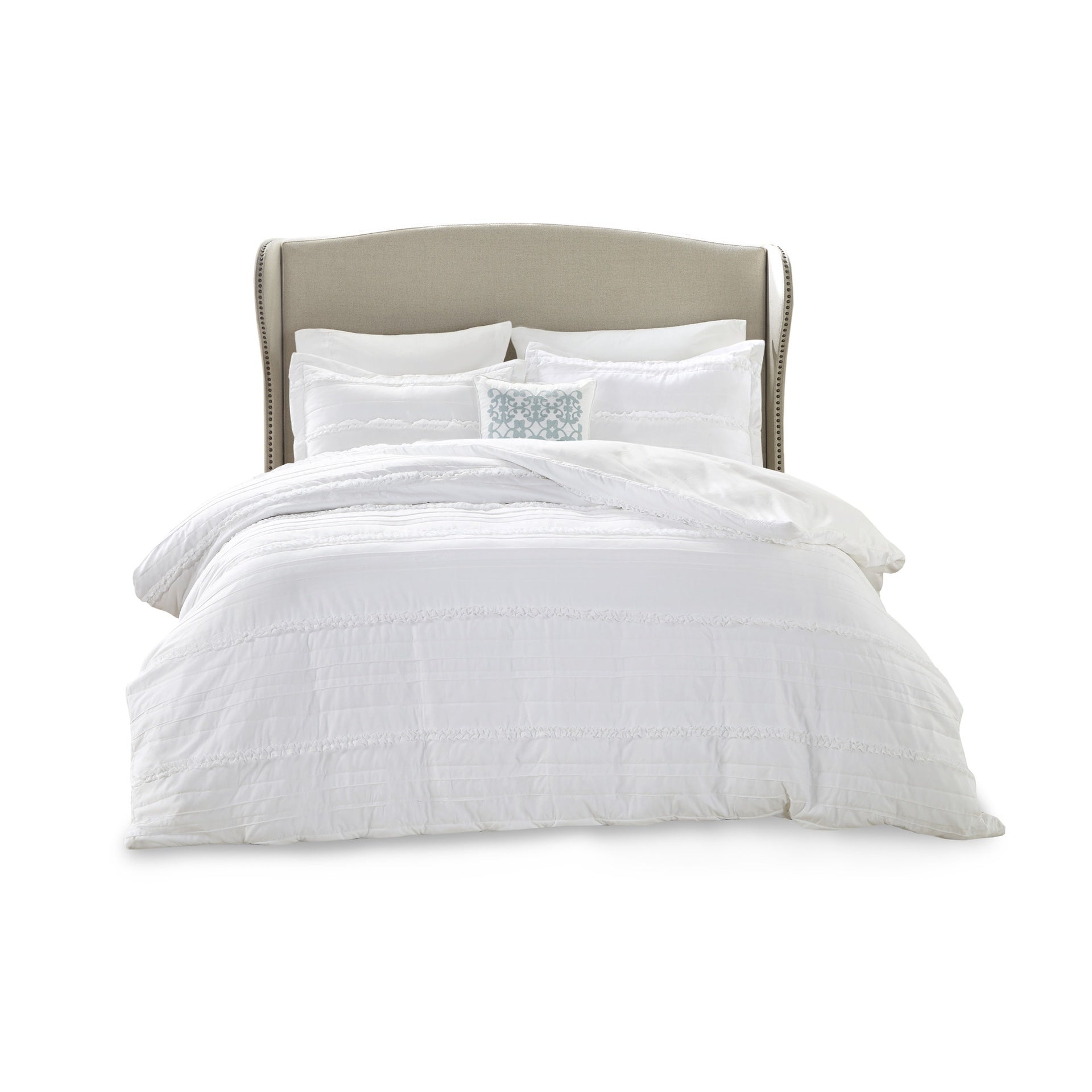 Full/Queen 4 Piece Microfiber 2-in-1 Duvet Set