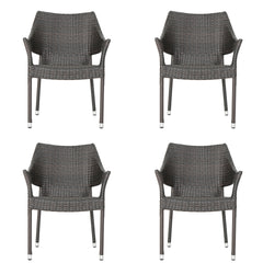 Outdoor Resin Chair, 52637.00MBRN KD MP4