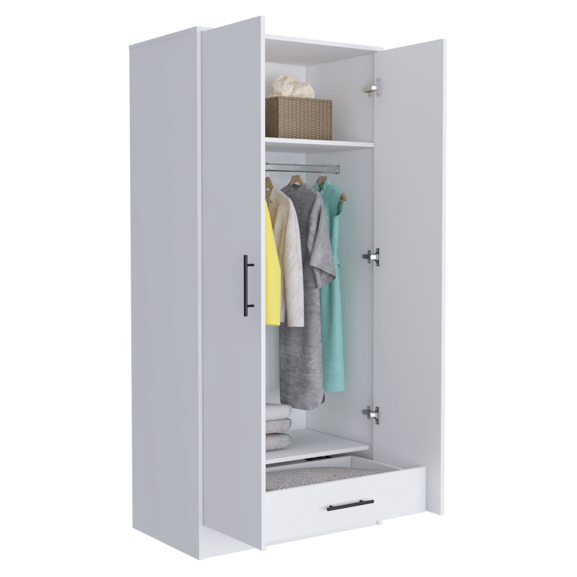 180 Armoire Beery, Bedroom, White