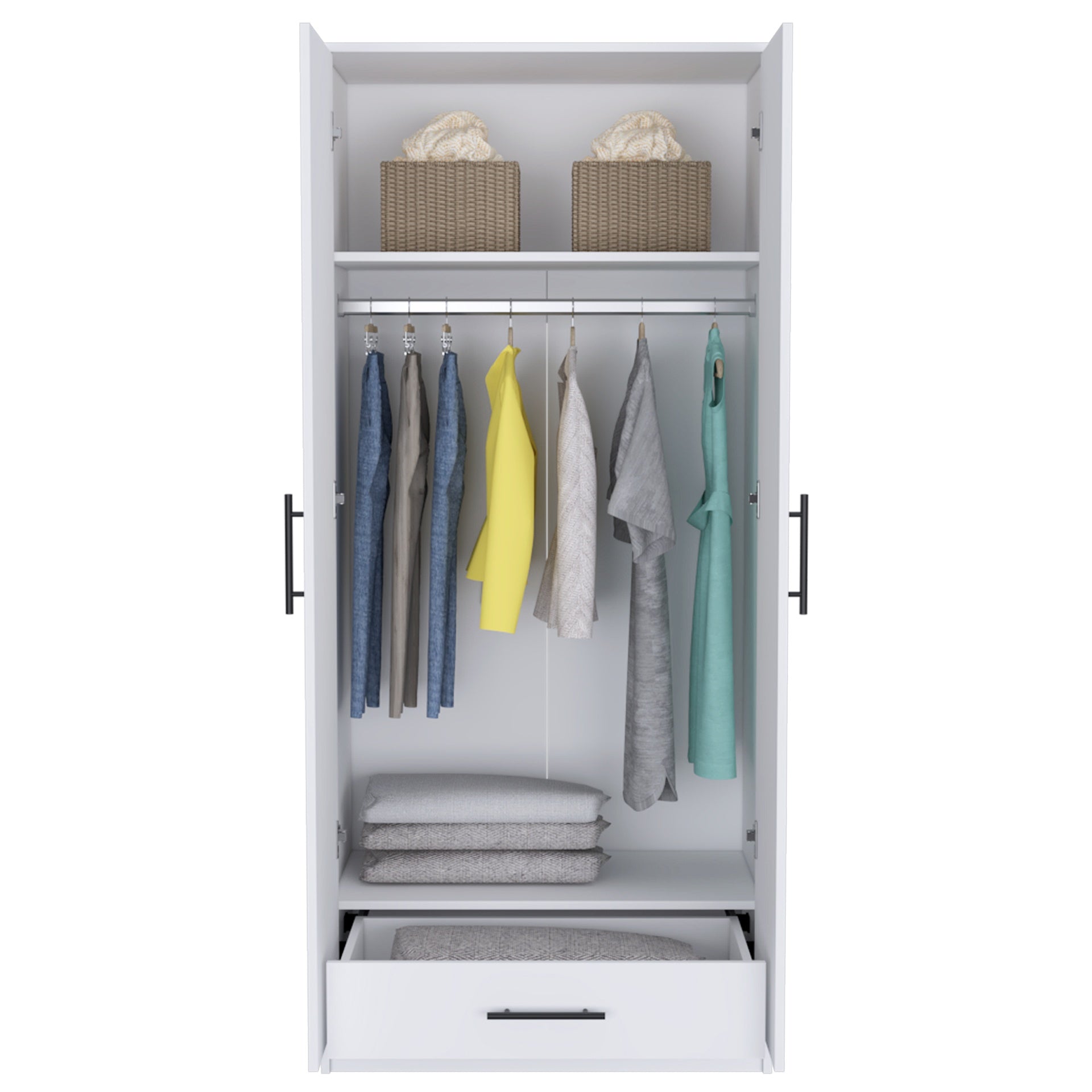 180 Armoire Beery, Bedroom, White