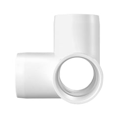 4-Way PVC Fittings 10-Pack PVC Pipe Joints Elbow Connector for 1" PVC Pipe