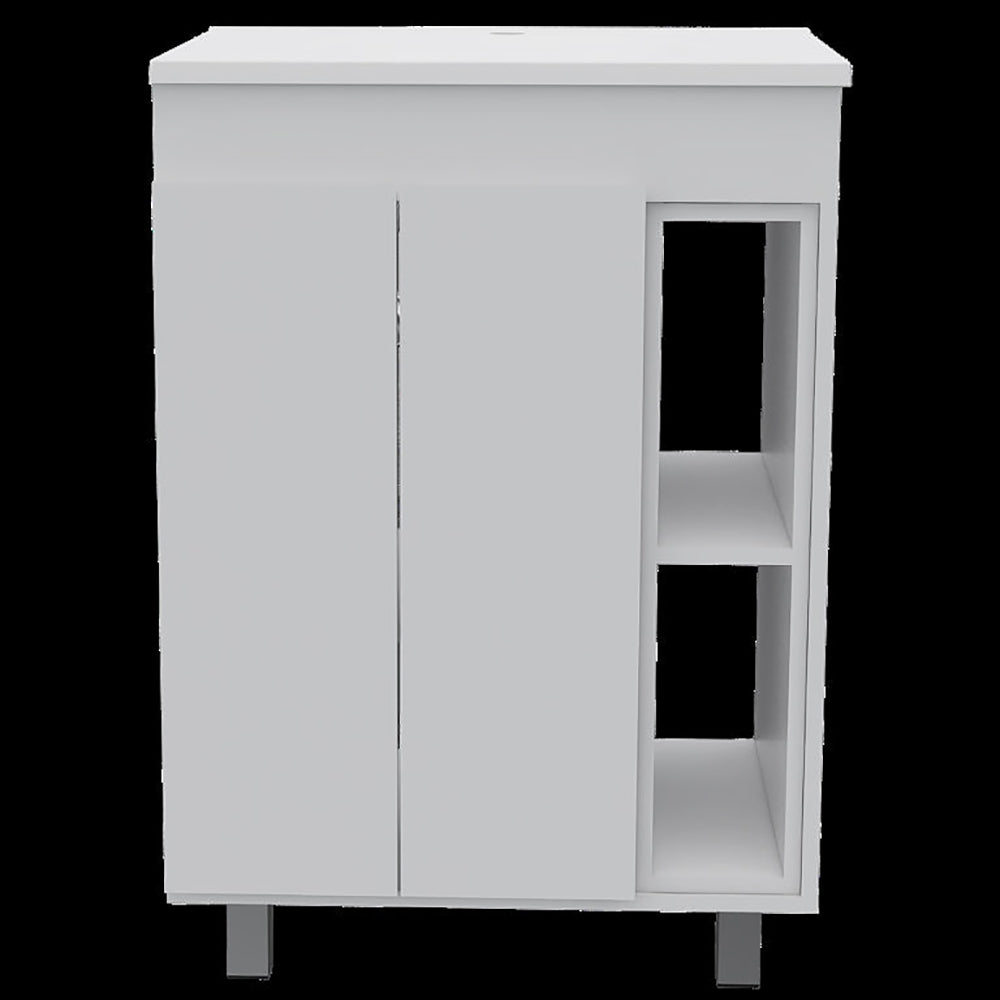White 2 Piece Bathroom Set