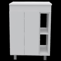 White 2 Piece Bathroom Set