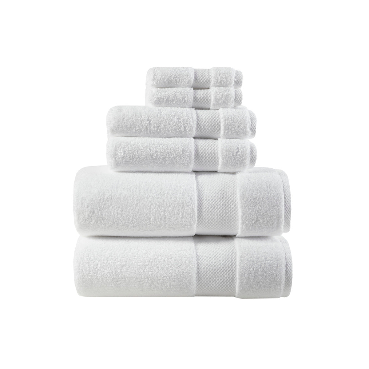 1000gsm 100% Cotton 6 Piece Towel Set