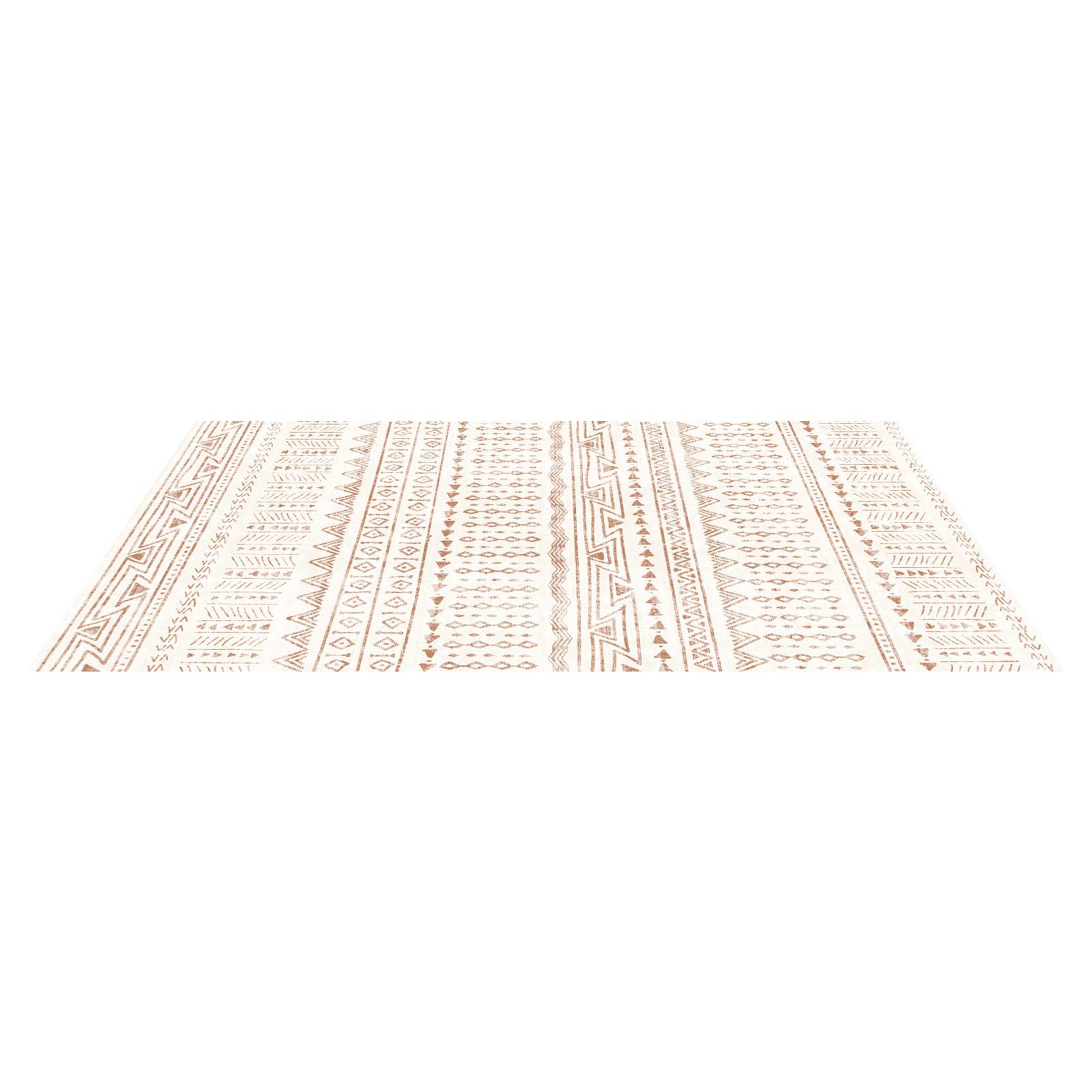 Large Area Rug 5 x 7 ft Anti-Skid and Tear-Resistant Floor Mat Modern Beige