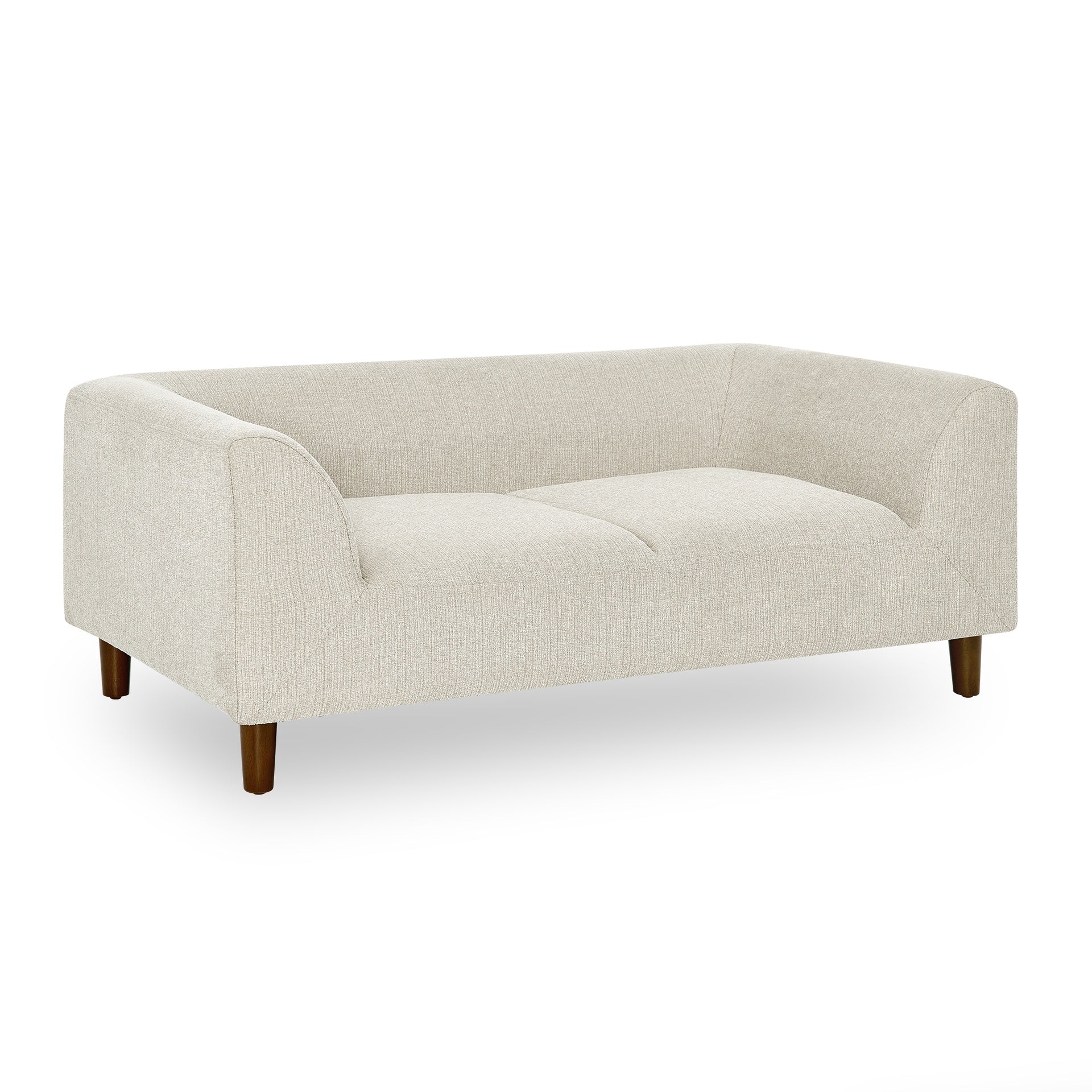 Pet sofa with backrest and armrests, modern rectangular pet sofa suitable for small and medium dogs, soft cushion comfortable dog sofa,--BEIGE