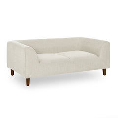 Pet sofa with backrest and armrests, modern rectangular pet sofa suitable for small and medium dogs, soft cushion comfortable dog sofa,--BEIGE