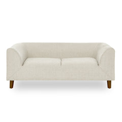 Pet sofa with backrest and armrests, modern rectangular pet sofa suitable for small and medium dogs, soft cushion comfortable dog sofa,--BEIGE