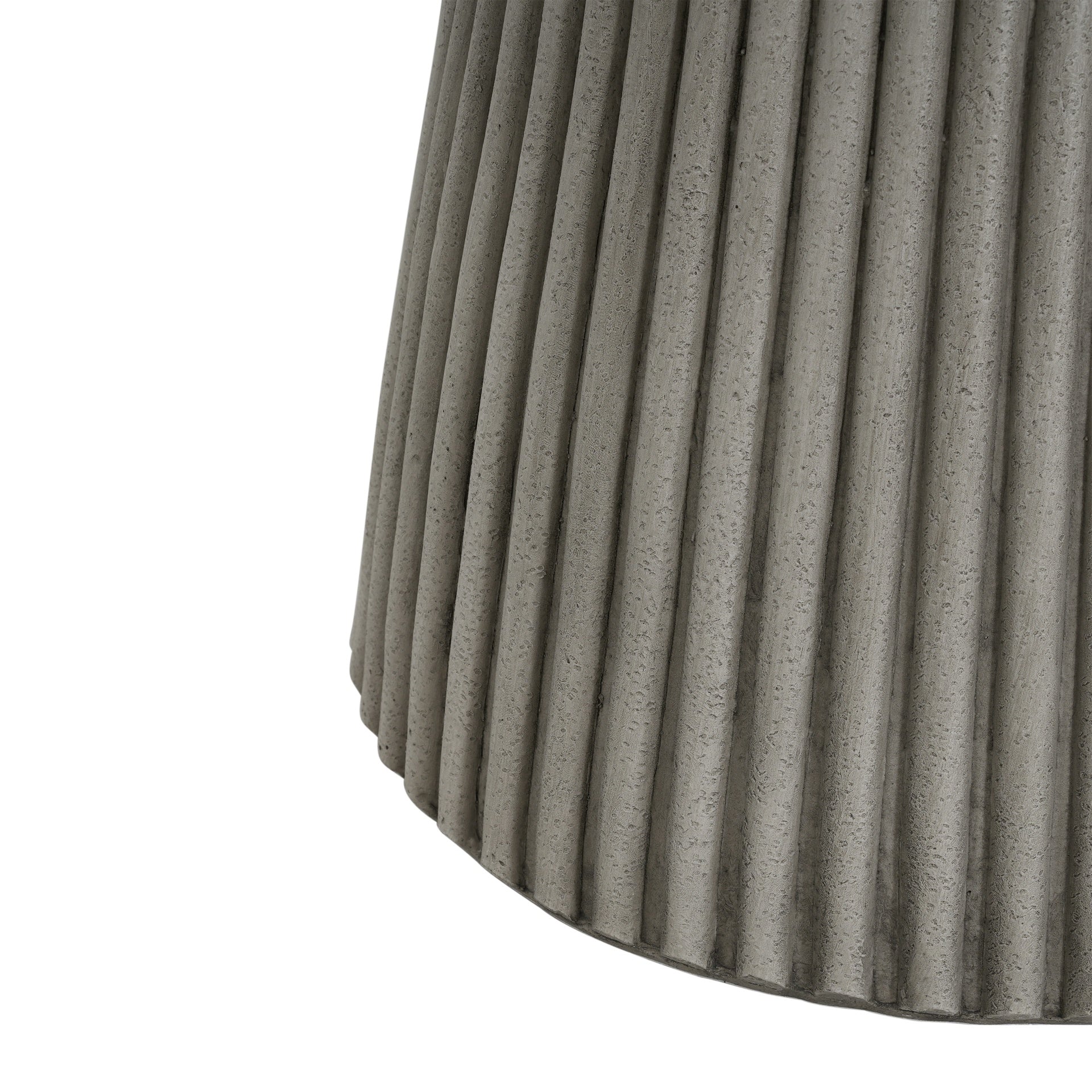 Outdoor LightWeight Concrete Side Table,Concrete Finish_N773P254300G