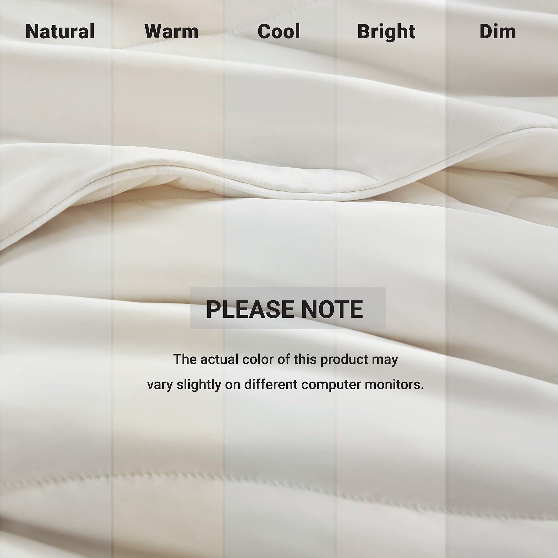 1-Piece King/Cal King Reversible Tencel Comforter Blanket,White