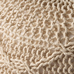 Malibu Knitted Wool 20 x 20 Round Pouf