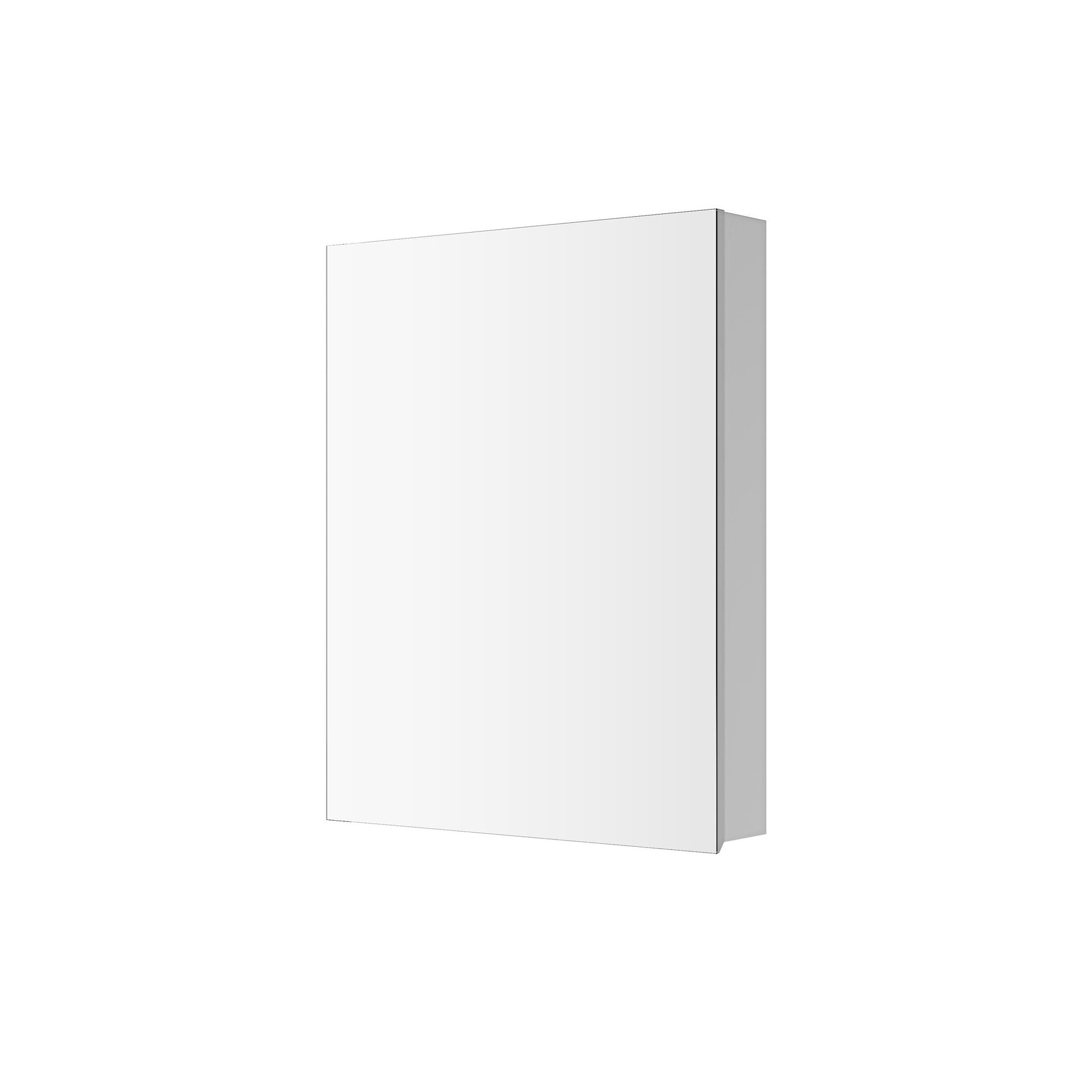 24'' W x 30'' H Surface Frameless Mirror Medicine Cabinet, Beveled Mirror Edges Bathroom Medicine Cabinet, Right opening door