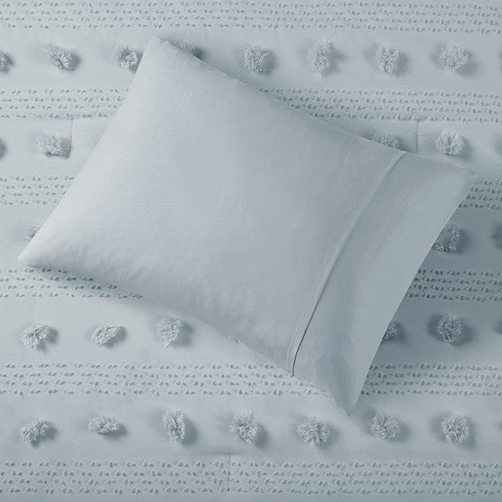 Full/Queen Clip Jacquard Comforter Set