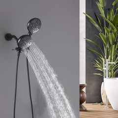 High Pressure 3-Way Rainfall Combo, Luxurious Rain Showerhead and Hand Held Shower Separately or Together,  Comes with Shower Hose, Shower Arm