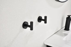 2-Pack Wall-Mounted Stainless Steel Bathroom Towel Hooks/Coat Hooks for Bathroom, Bedroom, Kitchen