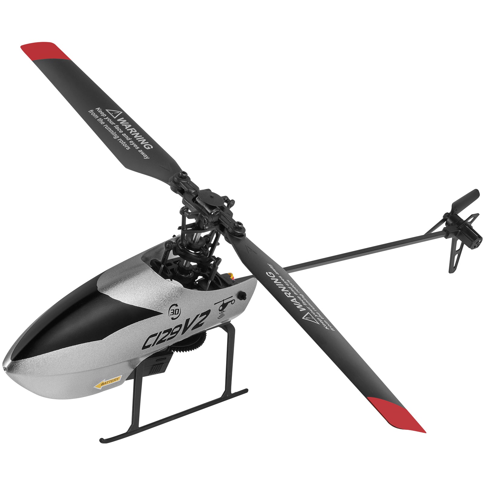RC Helicopter 4 Channel Remote Control Aircraft Toy 39 Min Flight Kids Present