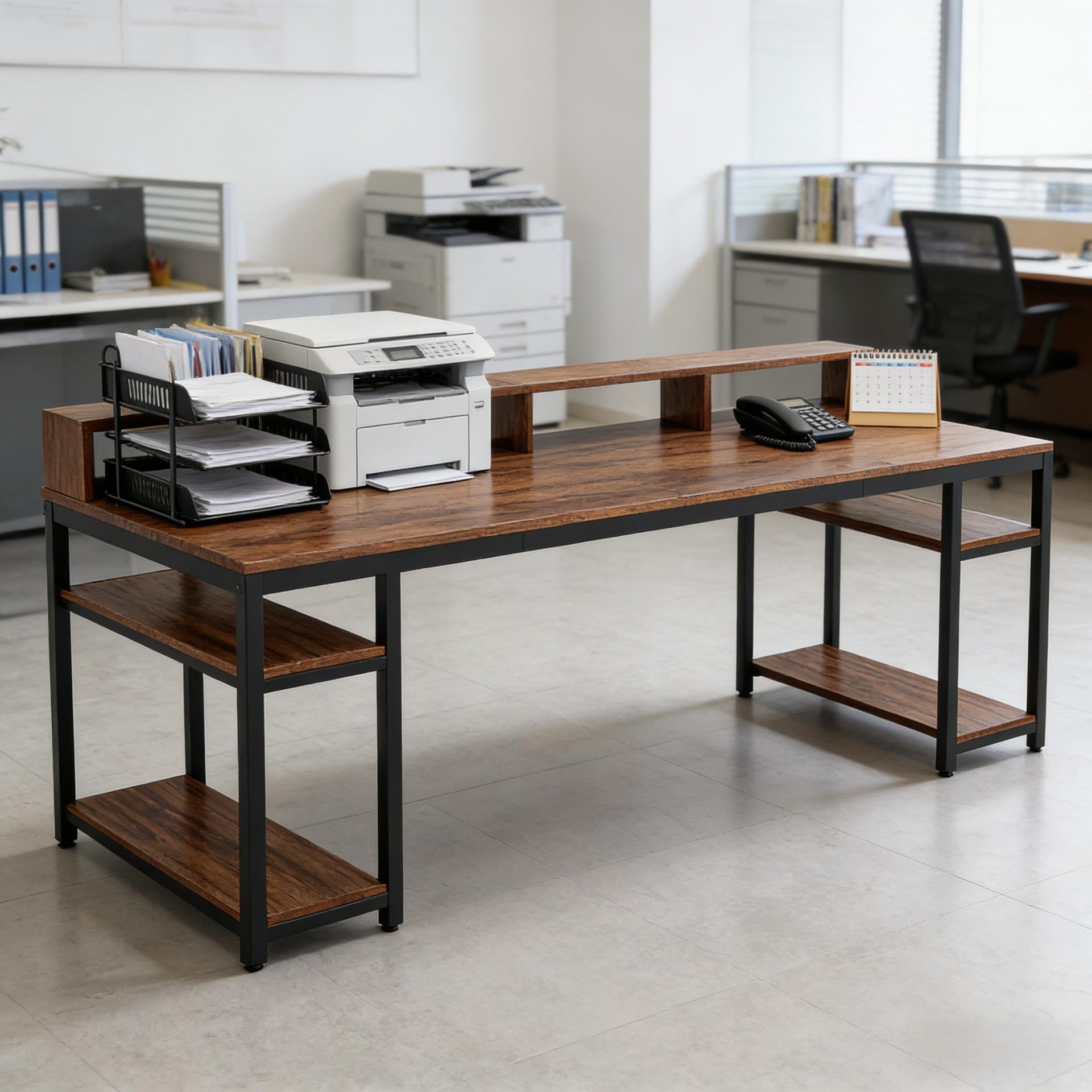 Two Person Computer Desk,Office Desk,Writing Desk