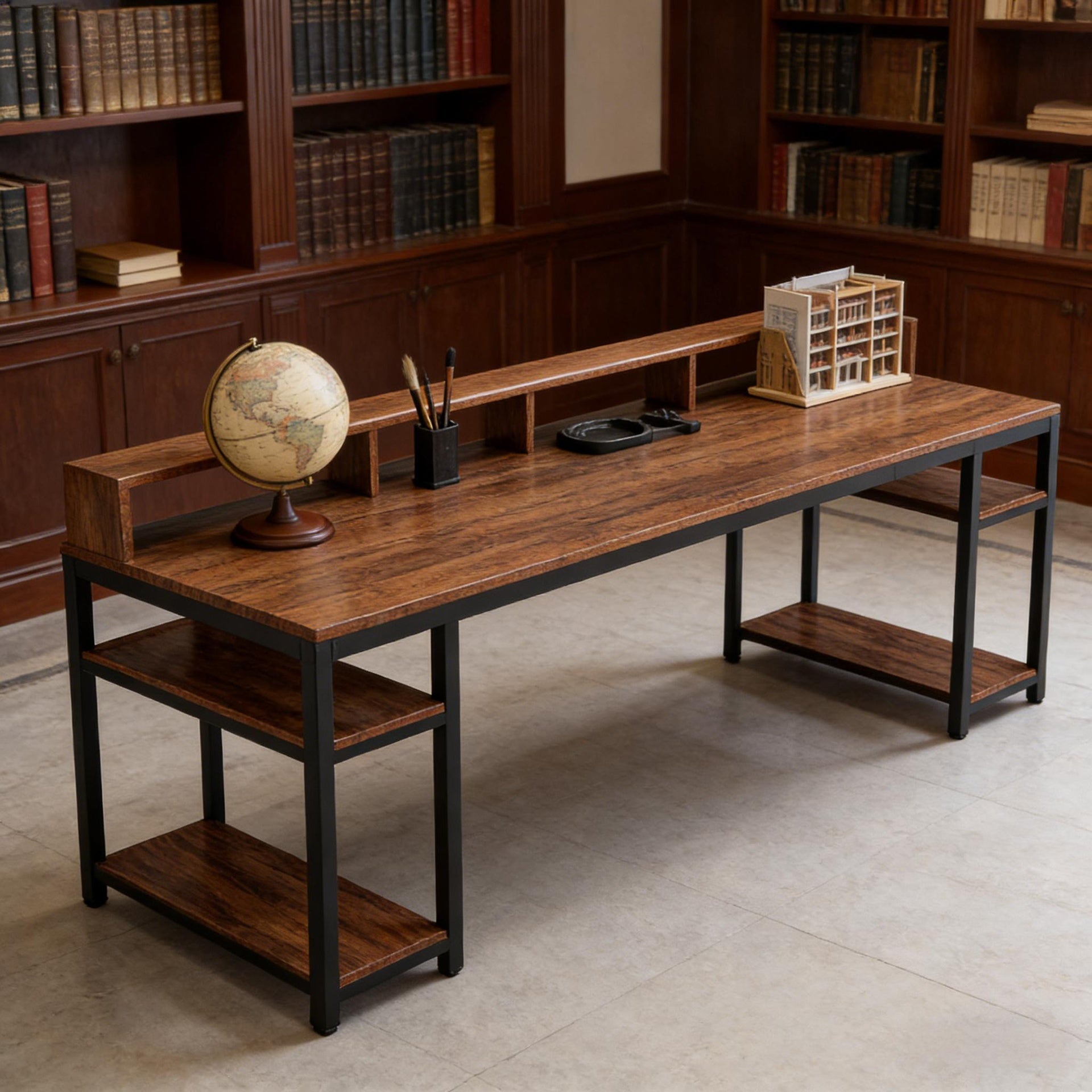 Two Person Computer Desk,Office Desk,Writing Desk