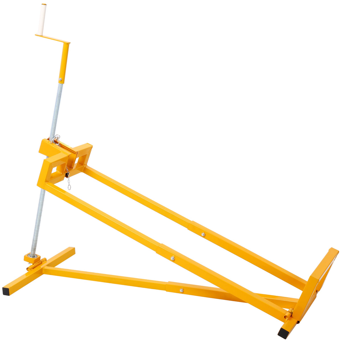 Easy Lawn Mower Lift for Riding Tractors , 800 Lbs Capacity Lawn Tractor Lifter, Ride-on Mower, Cleaning Aid, Universal, Lawn Tractor Lift, Lawn Tractor + 45° Tilt Adjustable, Yellow