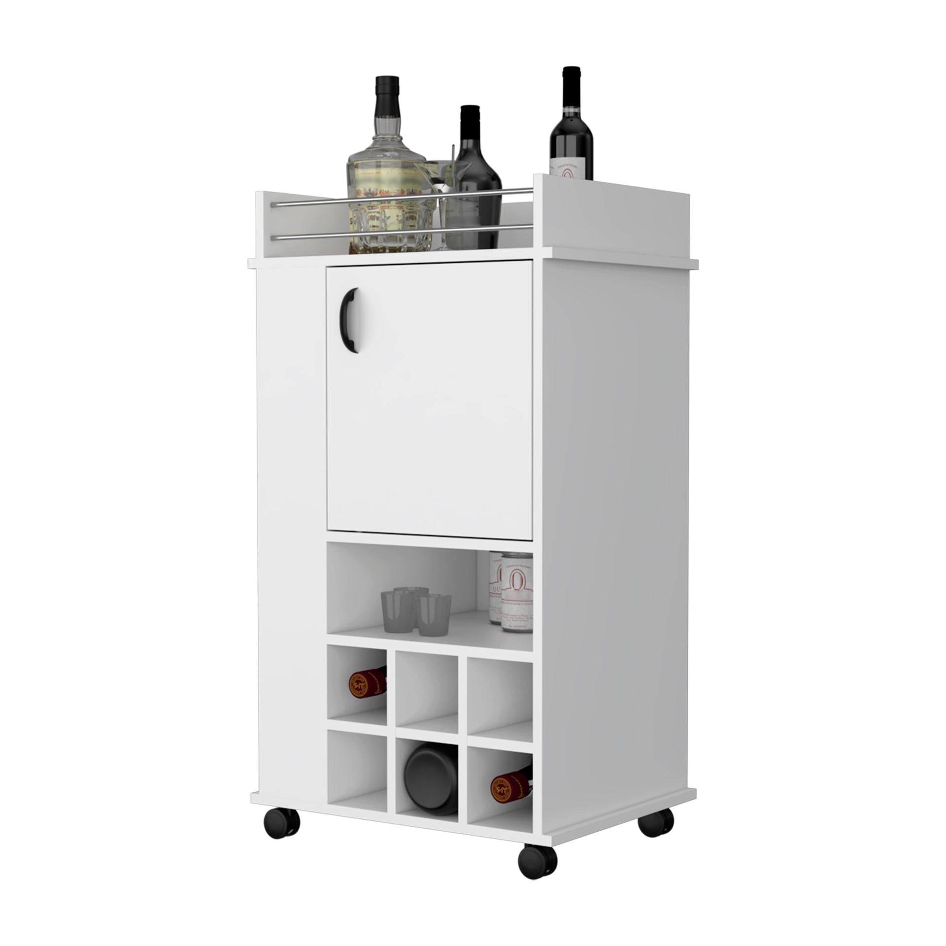 Lovell Nightstand with Sturdy Base and 2-Drawers