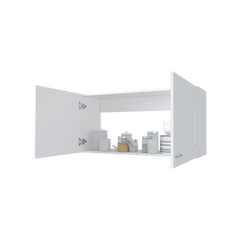 Oklahoma Wall Cabinet in melamine, Two Doors