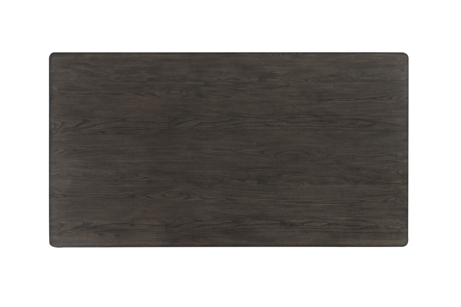 Modern Dining Table Dark Walnut Rubber wood 1pc Table Dining Room Furniture